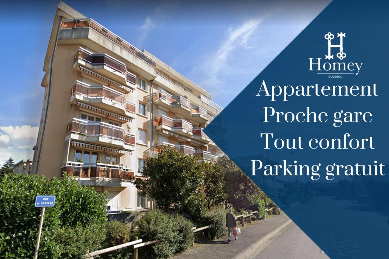 Homey Wood - New - Appartement Avec Une Chambre - Parking Prive Gratuit - Balcon Prive - A 5 Min De La Gare Pour Rejoindre Geneve Annemasse Exterior photo